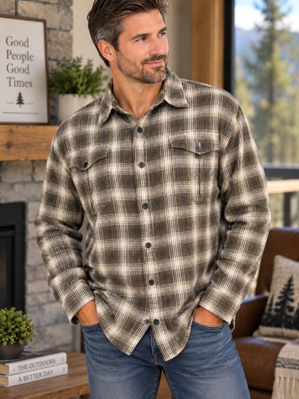 Men's Plaid Shirt